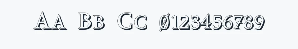 Podgląd czcionki VTCSwitchbladeRomanceSD