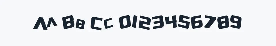 Rzeczywista próbka kroju SF Zero Gravity Condensed — Aa Bb Cc 0123456789