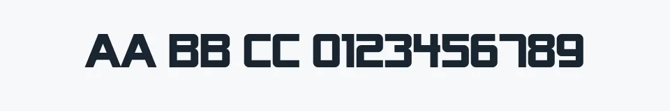 Rzeczywista próbka kroju Alien Encounters Solid — Aa Bb Cc 0123456789