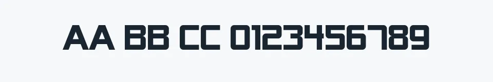 Rzeczywista próbka kroju Alien Encounters Solid — Aa Bb Cc 0123456789