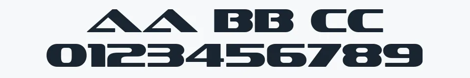 Rzeczywista próbka kroju Sofachrome — Aa Bb Cc 0123456789