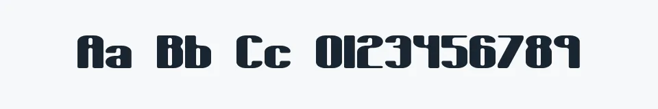 Rzeczywista próbka kroju Typesource Extol S BRK — Aa Bb Cc 0123456789
