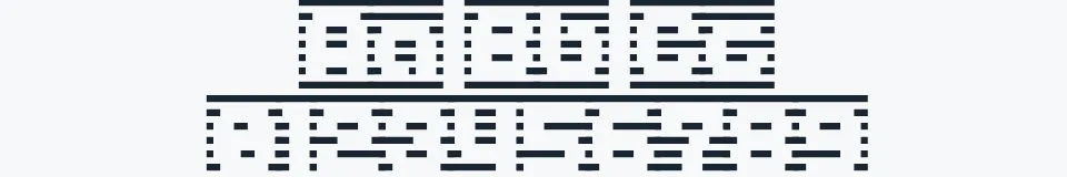 Rzeczywista próbka kroju D3 DigiBitMapism type B — Aa Bb Cc 0123456789