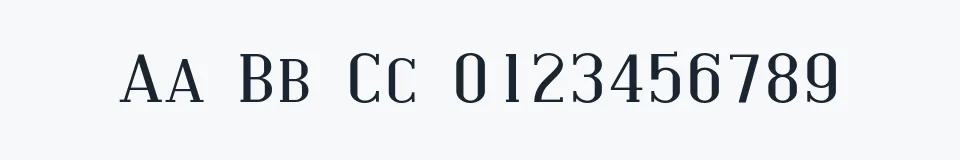Rzeczywista próbka kroju Covington SC Exp — Aa Bb Cc 0123456789