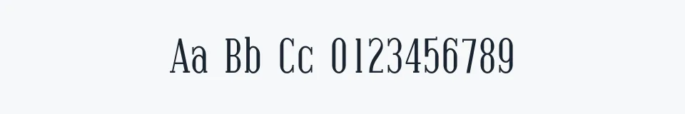 Rzeczywista próbka kroju Covington Cond — Aa Bb Cc 0123456789