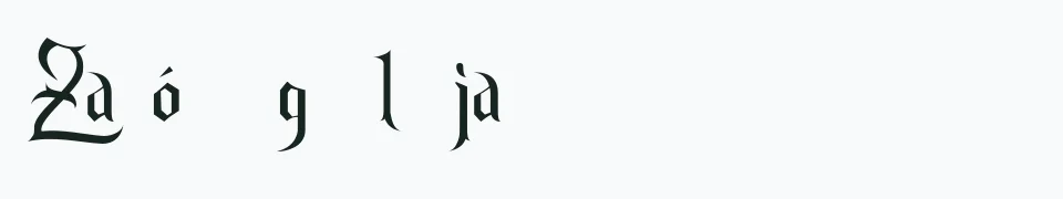 Rzeczywisty podgląd fontu Endor – Zażółć gęślą jaźń