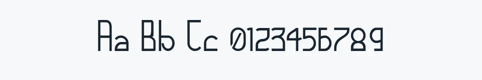 Rzeczywista próbka kroju Futurex - AlternateTC — Aa Bb Cc 0123456789