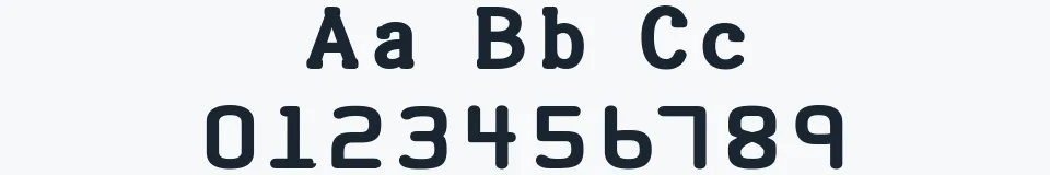 Rzeczywista próbka kroju Halter — Aa Bb Cc 0123456789