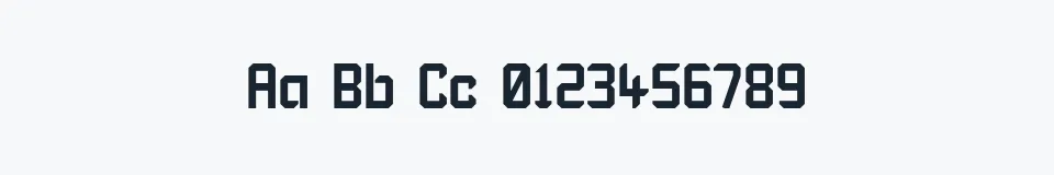Rzeczywista próbka kroju Karisma — Aa Bb Cc 0123456789