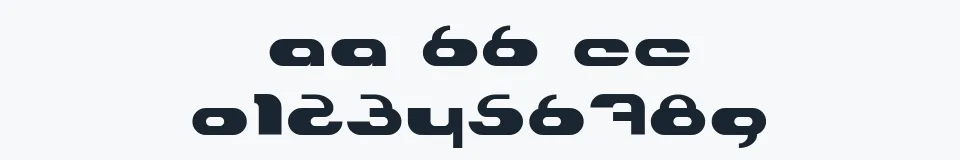 Rzeczywista próbka kroju Hydro — Aa Bb Cc 0123456789