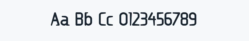 Rzeczywista próbka kroju Ritalin ExtraBold — Aa Bb Cc 0123456789