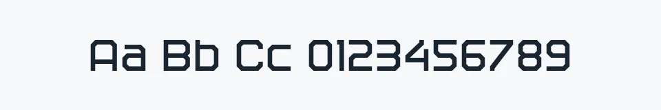 Rzeczywista próbka kroju TRACEROUTE — Aa Bb Cc 0123456789