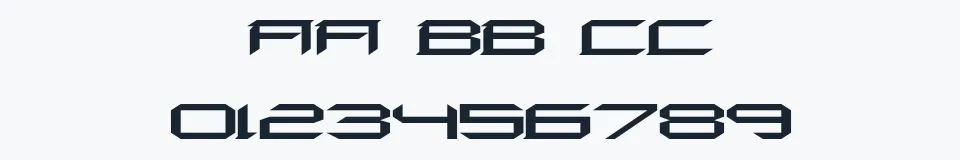 Rzeczywista próbka kroju Digeria — Aa Bb Cc 0123456789