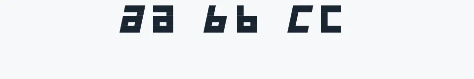 Rzeczywista próbka kroju Still Font — Aa Bb Cc 0123456789