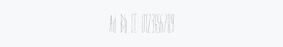 Rzeczywista próbka kroju Scrapes — Aa Bb Cc 0123456789