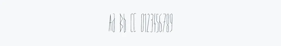 Rzeczywista próbka kroju Scrapes — Aa Bb Cc 0123456789