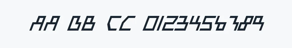 Podgląd czcionki Beam Rider Italic