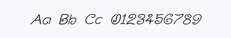 Podgląd czcionki Curlmudgeon Italic