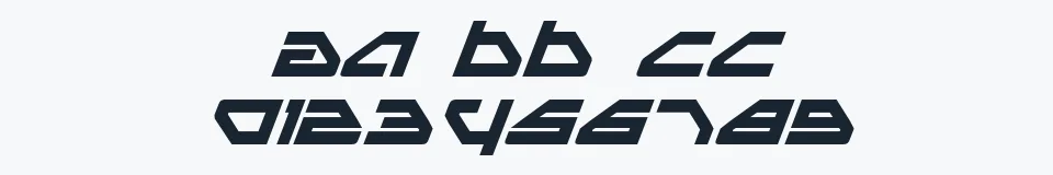 Rzeczywista próbka kroju Spylord Bold Italic Italic — Aa Bb Cc 0123456789