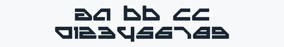 Rzeczywista próbka kroju Spylord Bold — Aa Bb Cc 0123456789