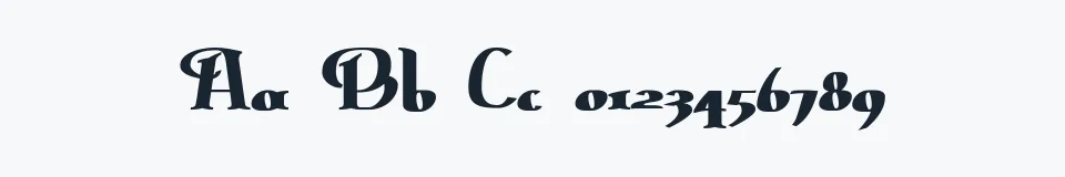 Rzeczywista próbka kroju ErasmusInline — Aa Bb Cc 0123456789