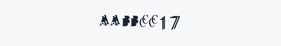 Podgląd czcionki NewSymbolFont18