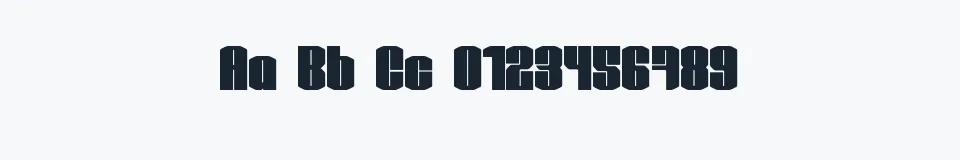 Rzeczywista próbka kroju test1 — Aa Bb Cc 0123456789