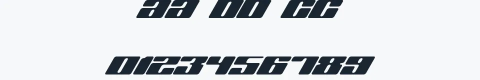Podgląd czcionki Planet Kosmos