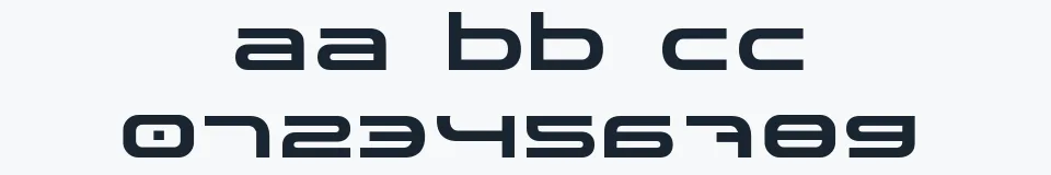 Podgląd czcionki spaceman