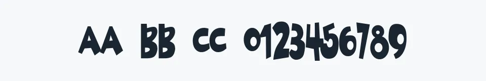 Rzeczywista próbka kroju Geek a byte 2 — Aa Bb Cc 0123456789