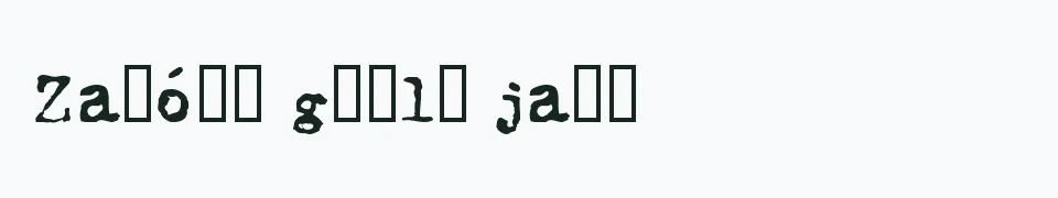 Rzeczywisty podgląd fontu FoxScript – Zażółć gęślą jaźń