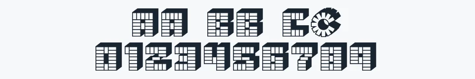 Podgląd czcionki PEZ_font