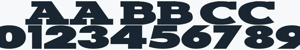 Rzeczywista próbka kroju NewWGL4Font — Aa Bb Cc 0123456789