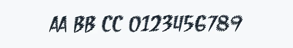 Rzeczywista próbka kroju Feedback BB — Aa Bb Cc 0123456789
