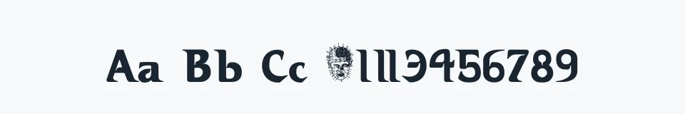 Podgląd czcionki Hellbound