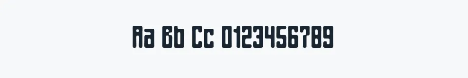 Rzeczywista próbka kroju Blabla — Aa Bb Cc 0123456789