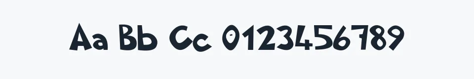Rzeczywista próbka kroju Aklatanic TSO — Aa Bb Cc 0123456789