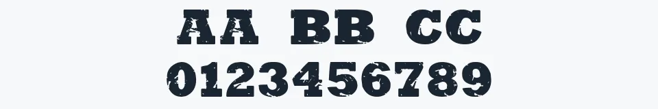 Rzeczywista próbka kroju Marvelouz DSG — Aa Bb Cc 0123456789