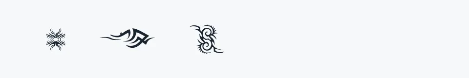 Podgląd czcionki TTF_TATTOEF