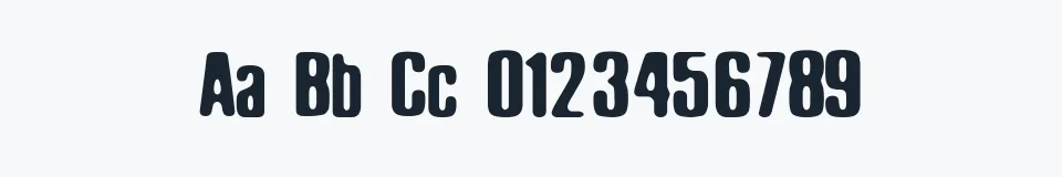 Rzeczywista próbka kroju Elliot_Swonger — Aa Bb Cc 0123456789